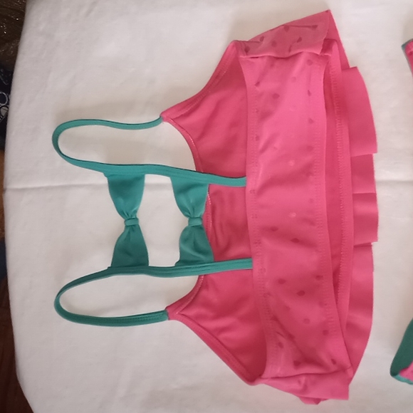 Cat and Jack Two Piece Watermelon Fruit Swim Suit Bathing Suit Size M 7/8 - Picture 5 of 9